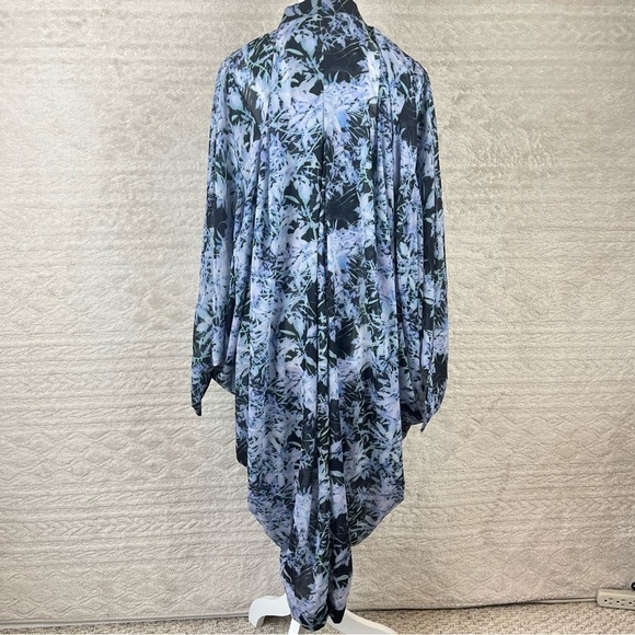 City Chic Kimono Duster size xl Forest Print - Picture 8 of 13
